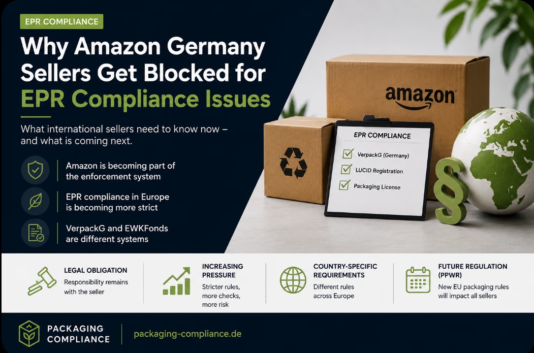 Warum Amazon-Verkäufer in Deutschland wegen EPR-Compliance gesperrt werden