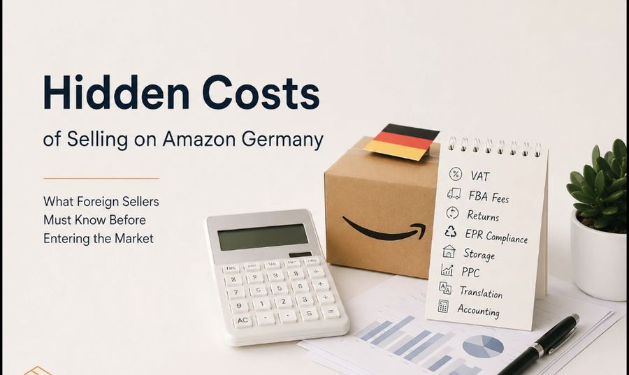Скрытые расходы продаж на Amazon Германия