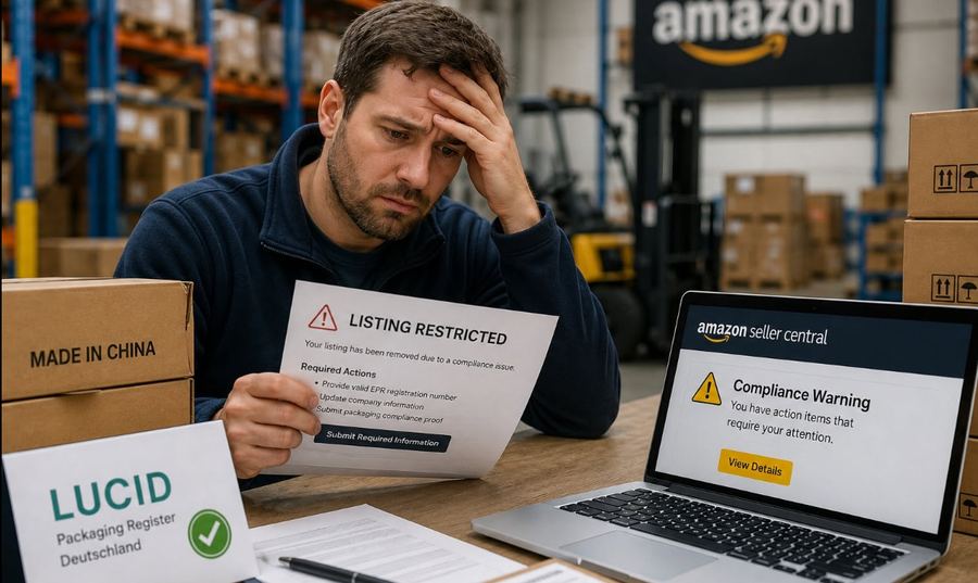 Amazon seller listing restricted despite LUCID registration
