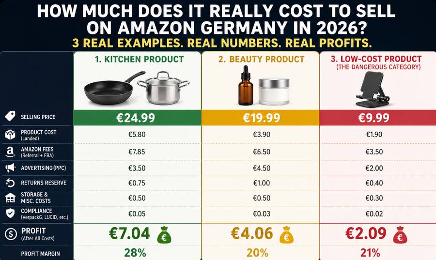 Amazon Germany costs 2026
