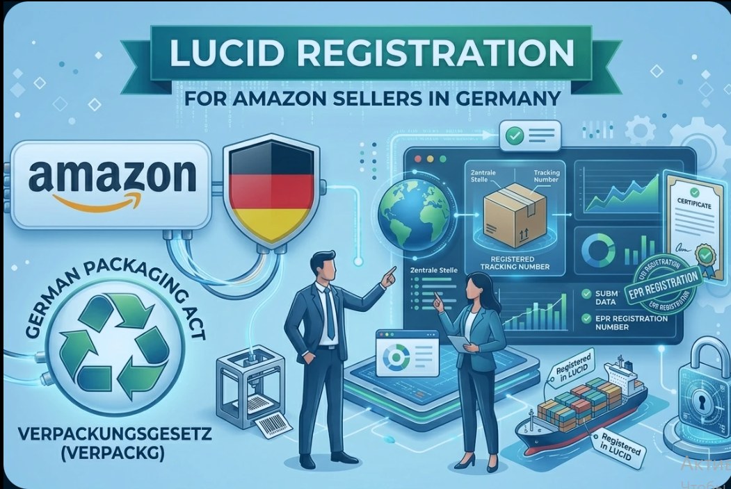 LUCID-Registrierung für Amazon-Verkäufer in Deutschland — Verpackungsgesetz und EPR