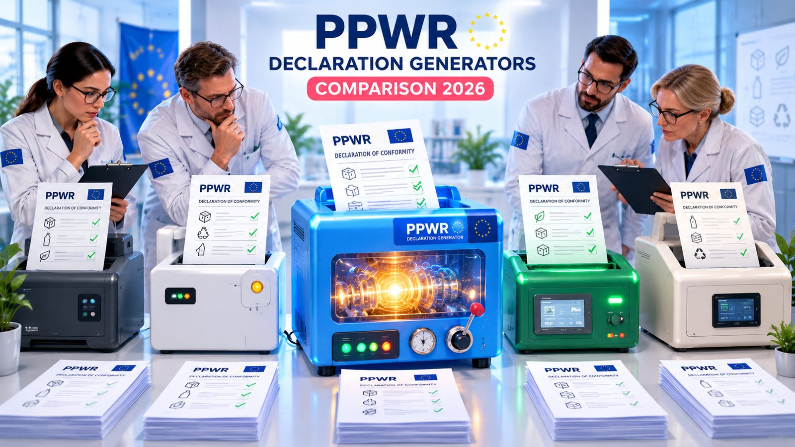 PPWR declaration of conformity generators compared (2026)