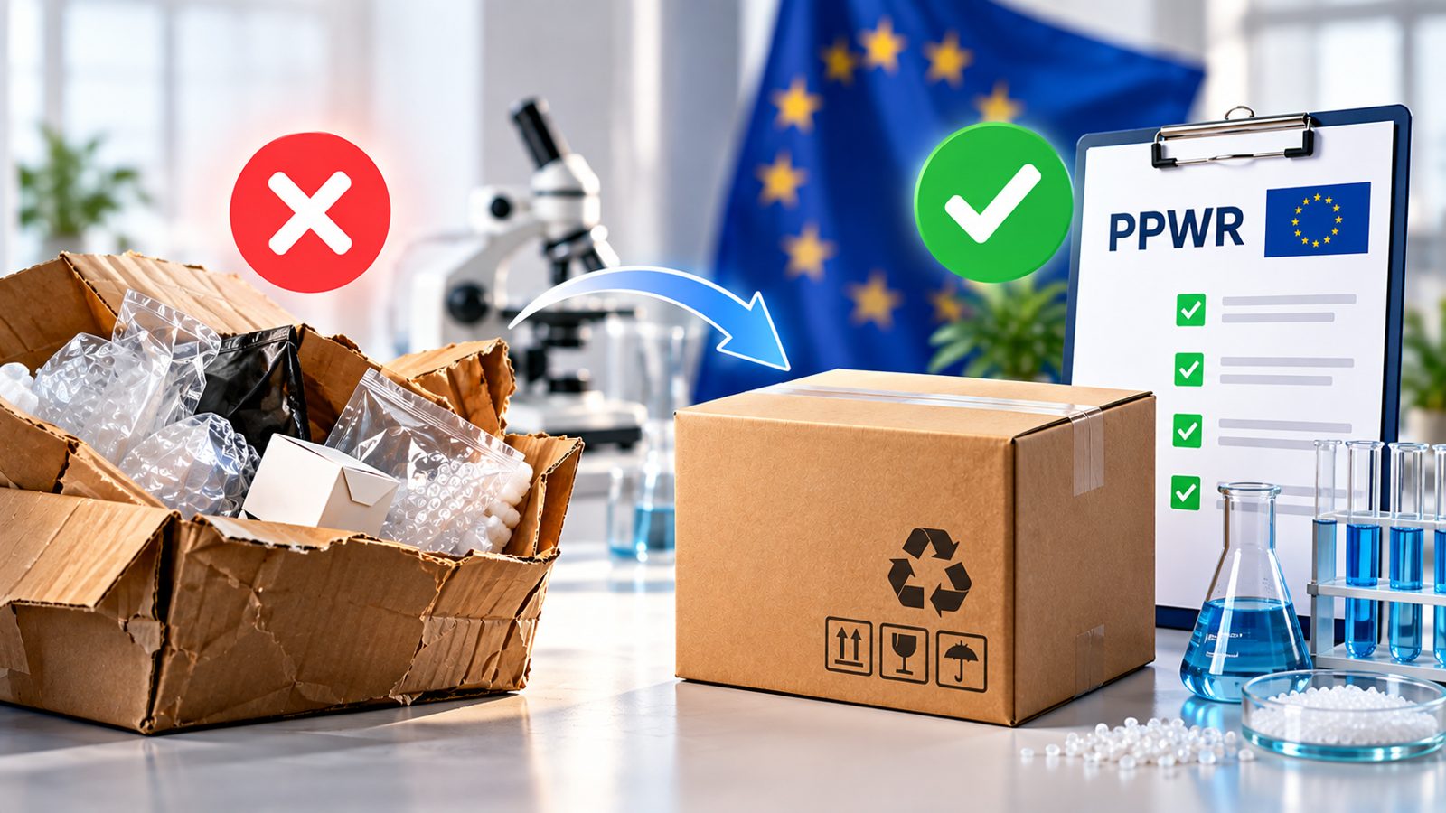 Packaging not PPWR compliant: what to do?