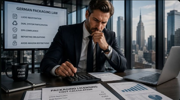 Calculating packaging licence costs in Germany